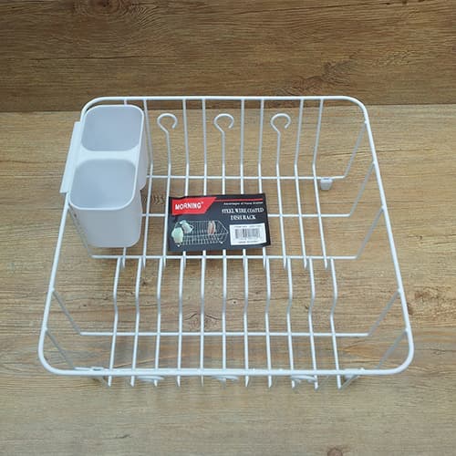 P-E Coated wire dish rack